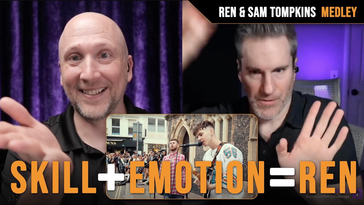 Raw Talent on the Streets! Reacting to Ren & Sam Tompkins Busking ...
