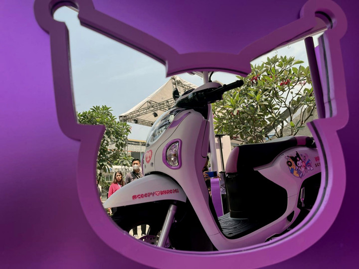 Foto: Kolaborasi Lucu Honda Scoopy dan Kuromi