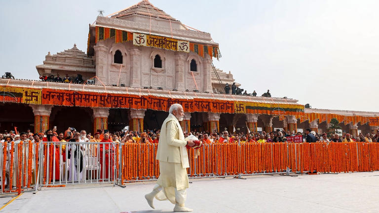 PM Modi to hoist flag at Ayodhya Ram Temple on Nov 25, marking its ...