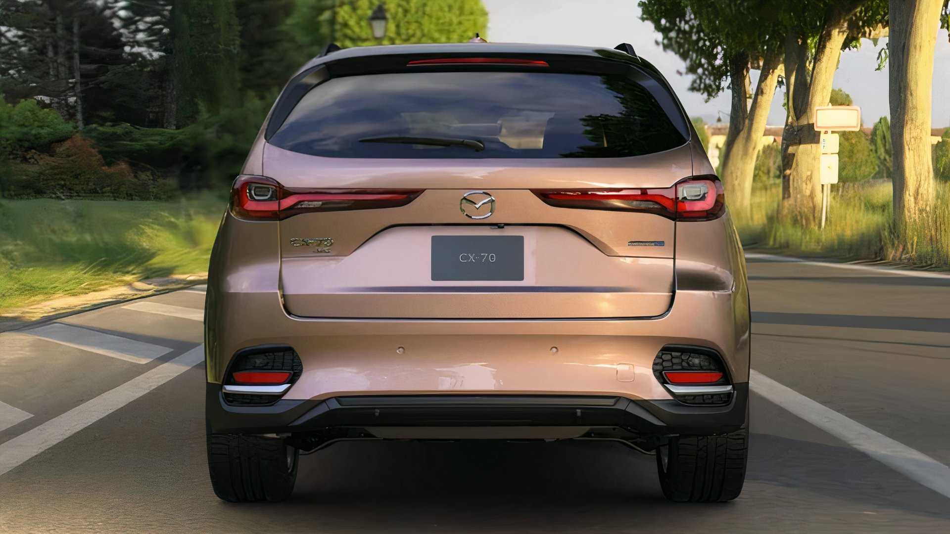 2025 Mazda CX-70 Premium Plus Gold Rear