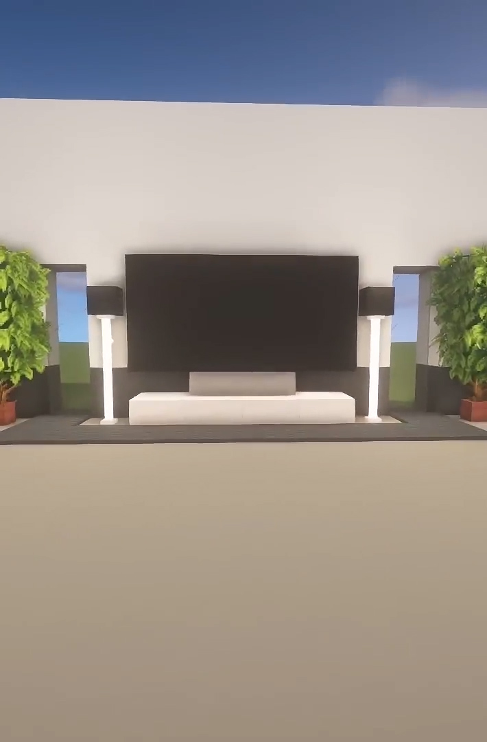Modern Tv Design For Minecraft Builds