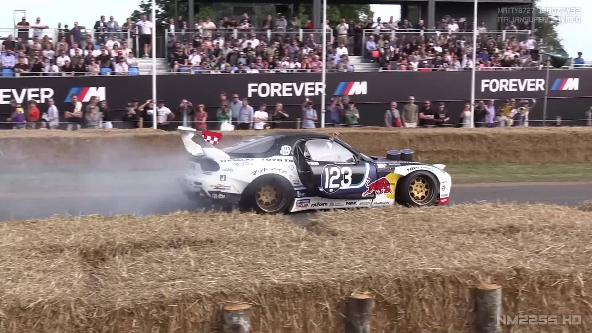 Mad Mike 4 Rotor Mazda RX 7 at Goodwood Festival of Speed