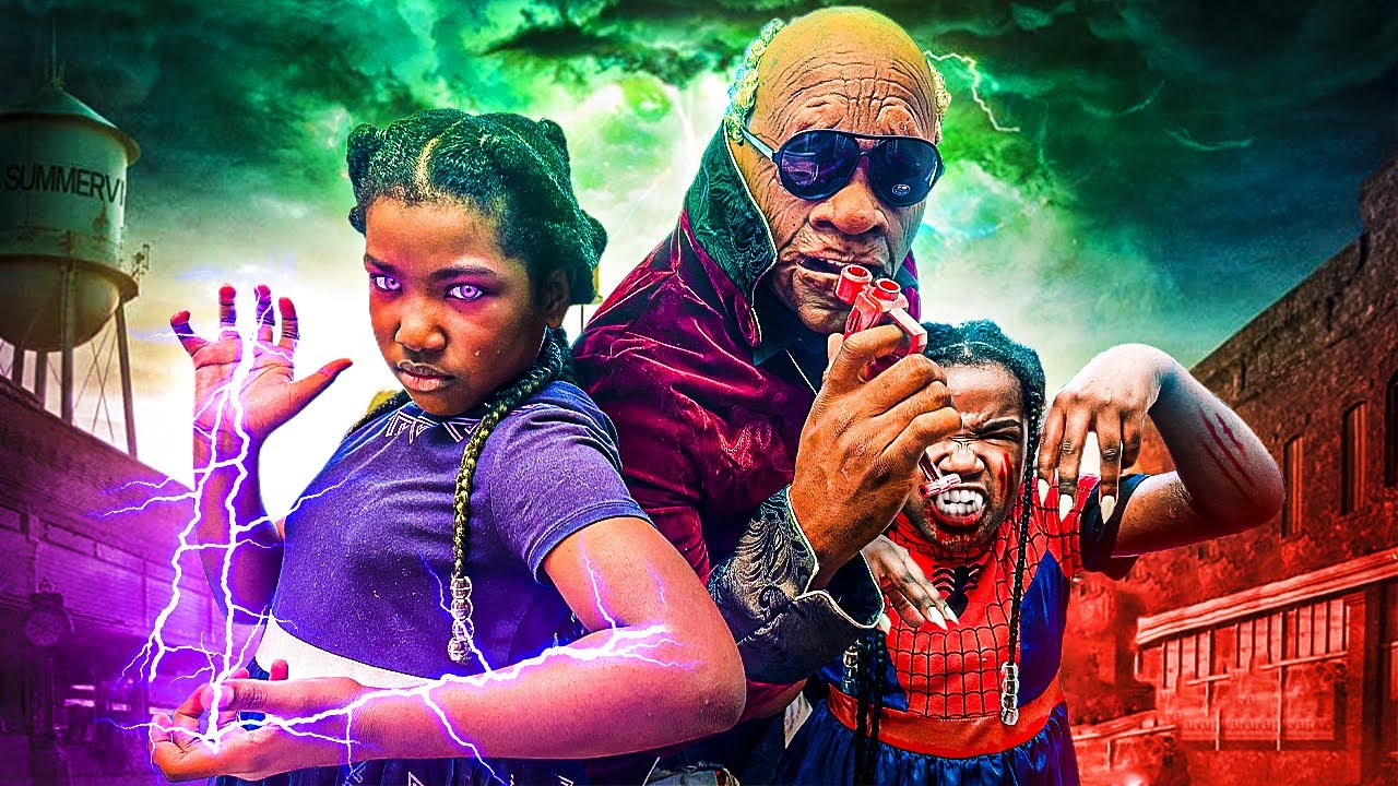Little Vampire Girl's bites force arrival of Vampire Slayer in family skit