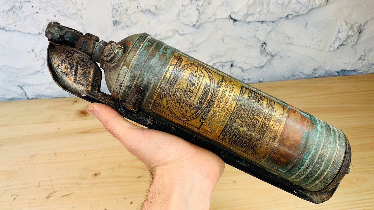 From rust to restore: Fire extinguisher makeover