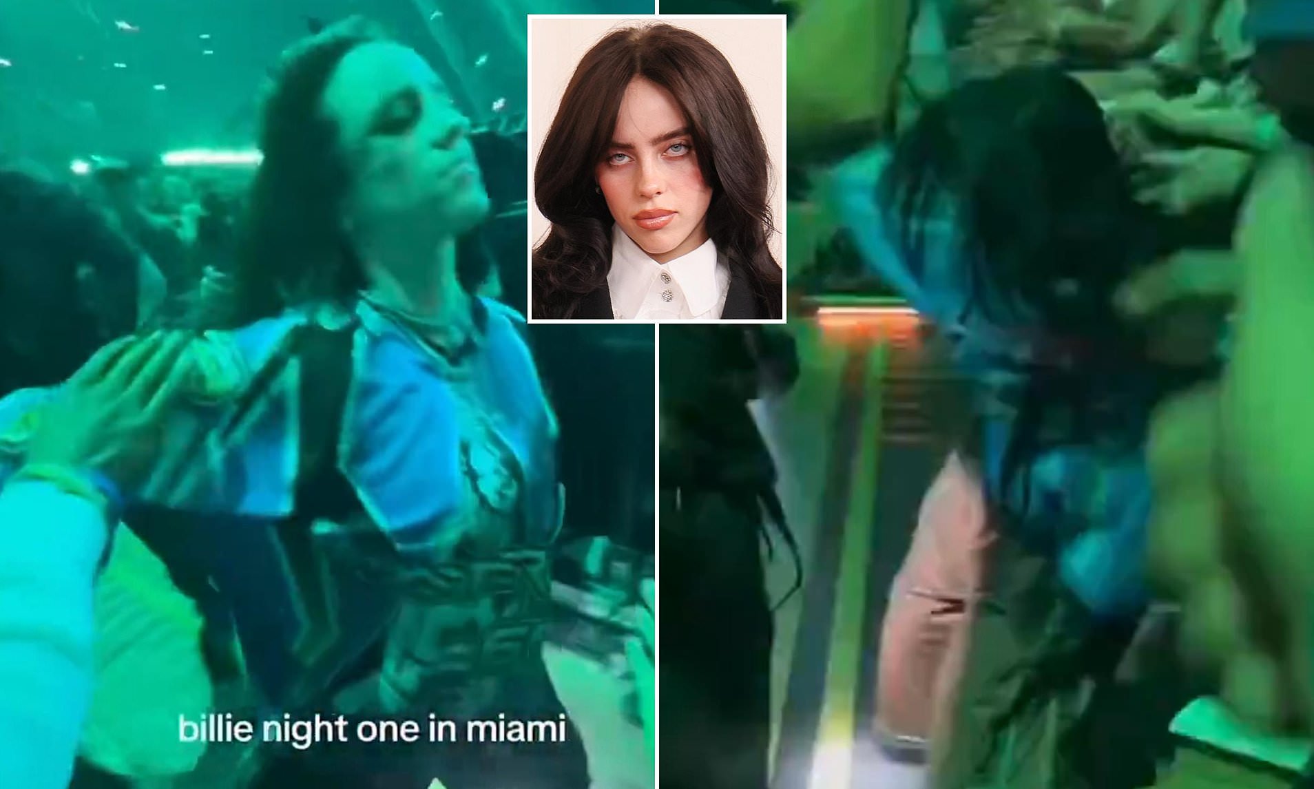 Billie Eilish violently grabbed and dragged to ground by fan in