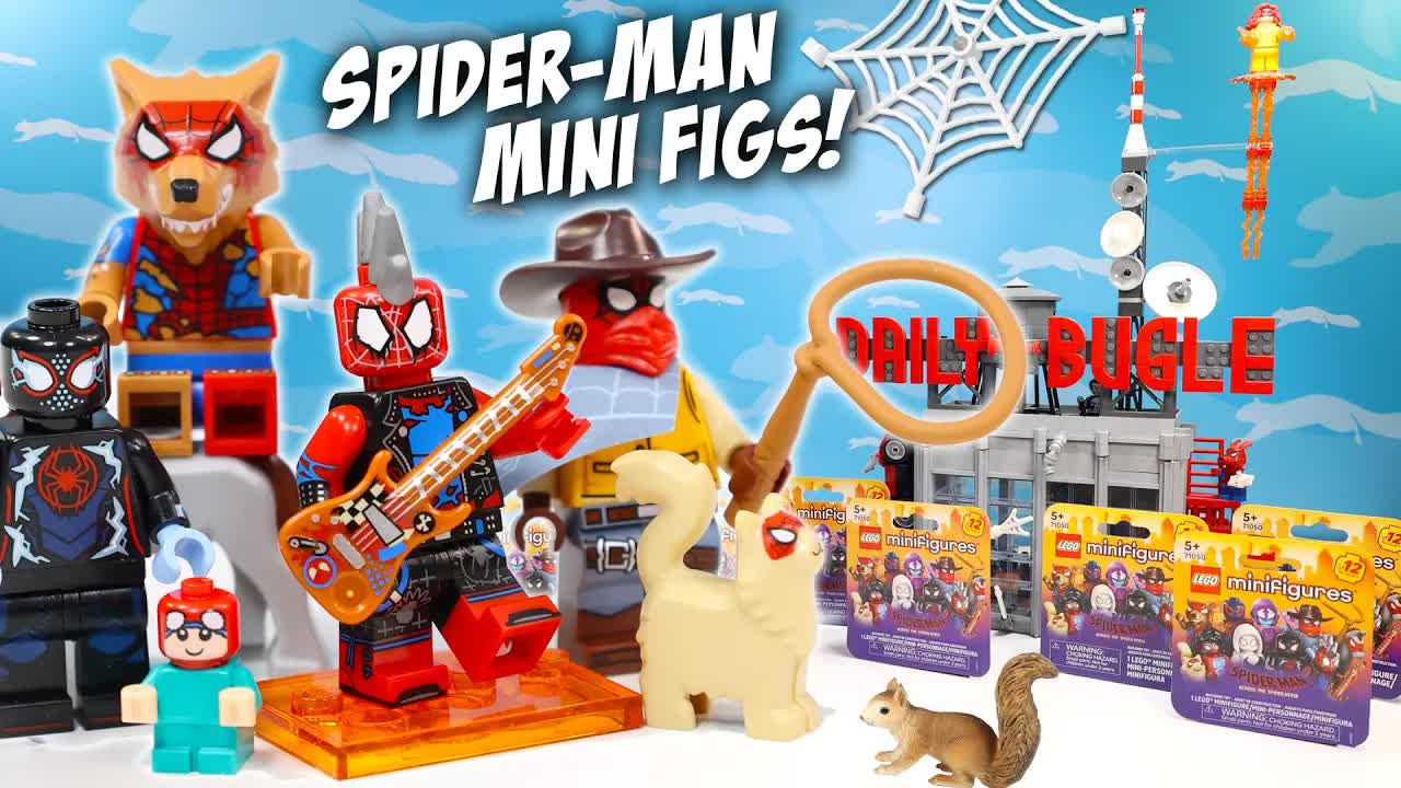 SpiderMan LEGO Across the SpiderVerse CMF Minifigures Full Series Review