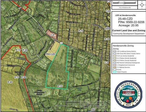 Developer sues Hendersonville over denied rezoning on Haywood Road