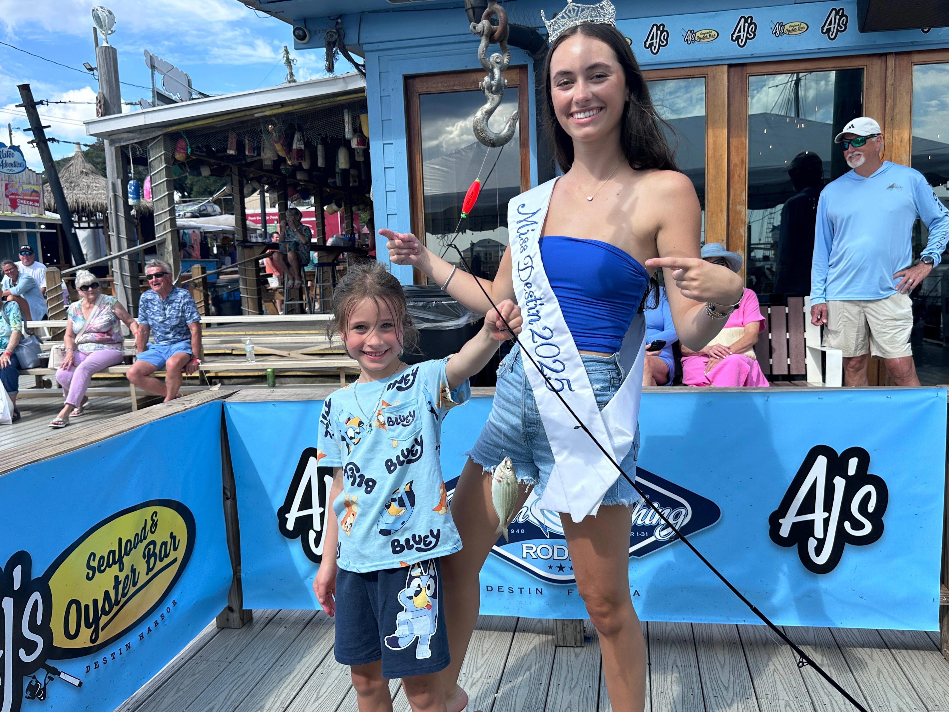 From gutting fish to pushing anglers in, Miss Destin Bella Riggs had a ...