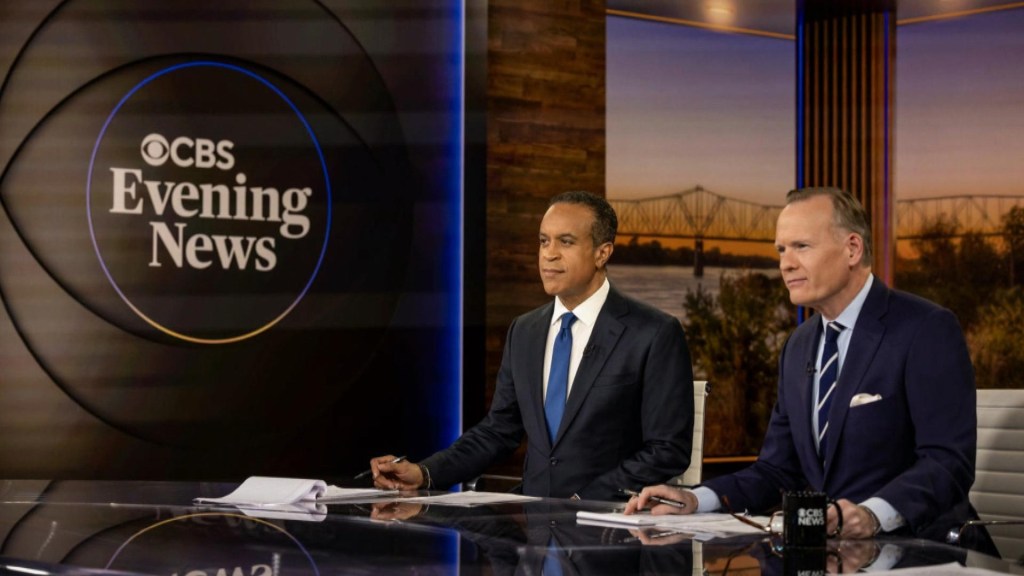 “CBS Evening News” co-hosts Maurice DuBois and John Dickerson have sunk the show’s ratings deeper into last place. Paramount Plus