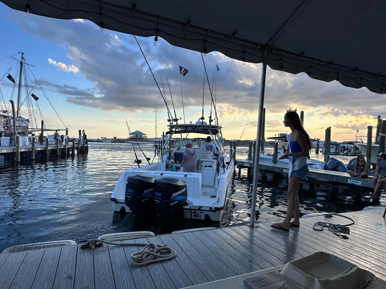 From gutting fish to pushing anglers in, Miss Destin Bella Riggs had a ...