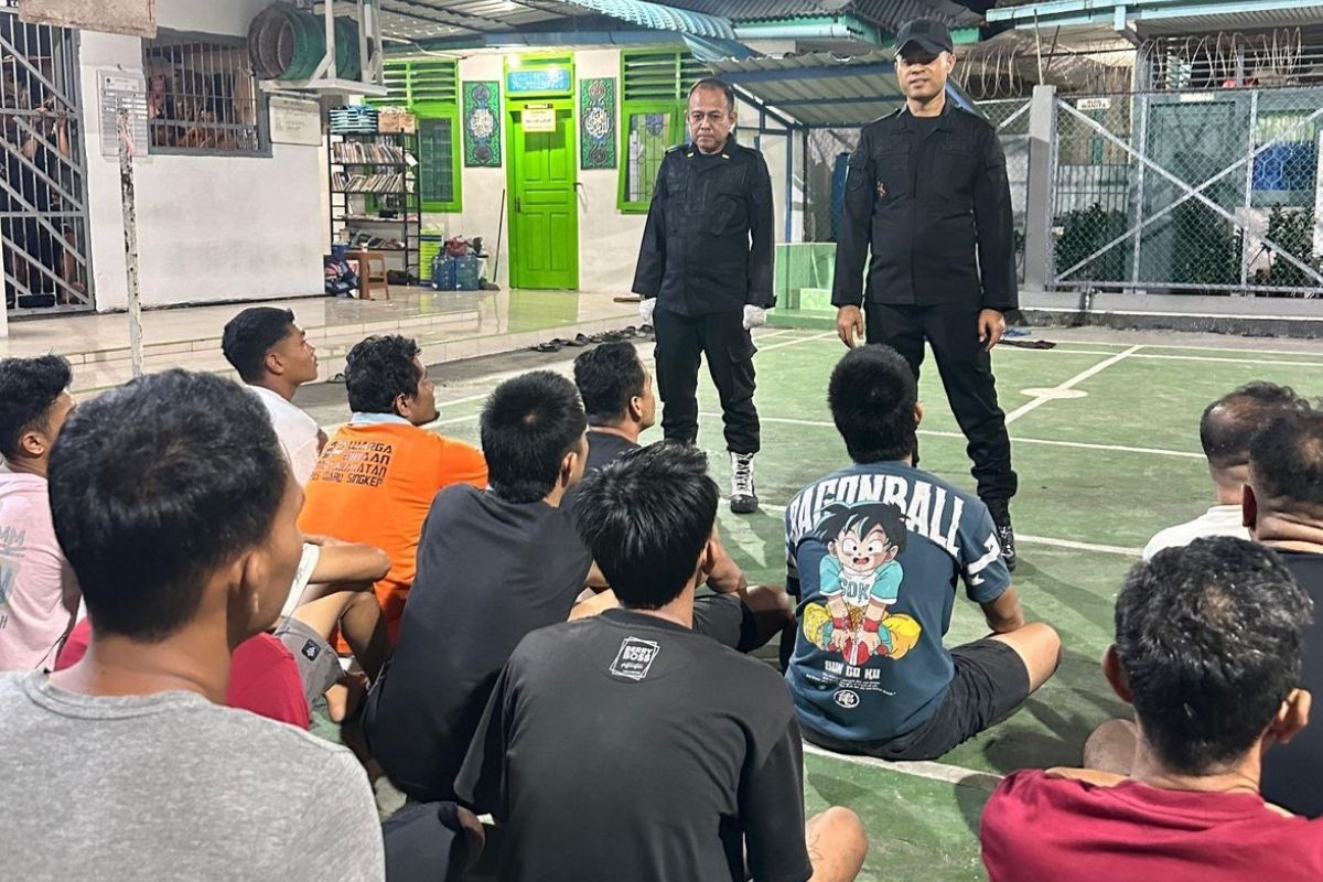 Operasi Bersama di Lapas Dabo Singkep, Seluruh Blok Diperiksa