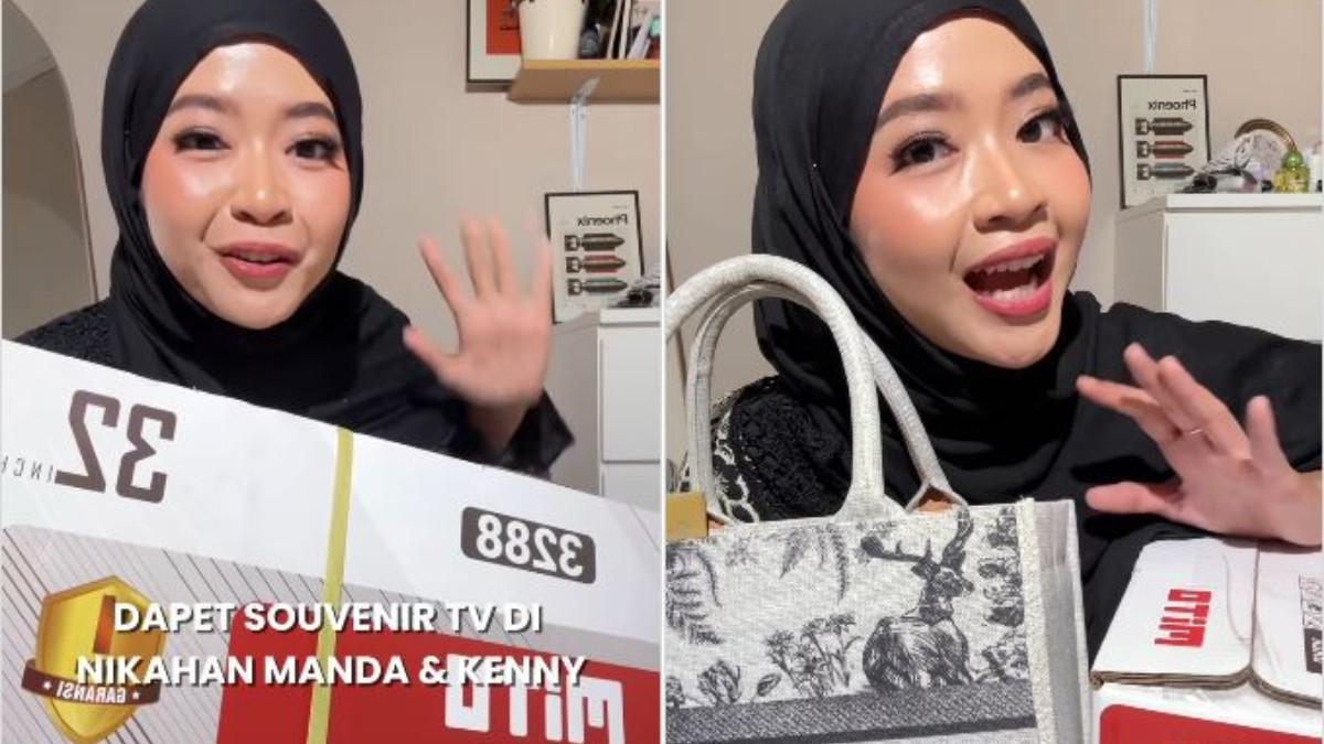 Souvenir Pernikahan Amanda dan Kenny, Tamu Dapat TV hingga Emas