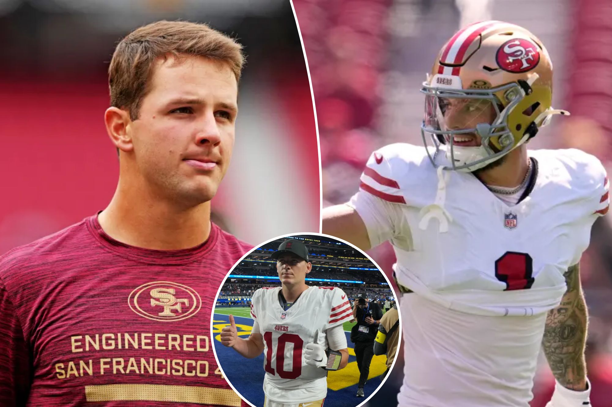 Brock Purdy, Ricky Pearsall ruled out, Mac Jones questionable as 49ers  injury nightmare continues