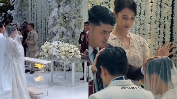 Kenny Austin Menangis Saat Ucap Janji Pernikahan dengan Amanda Manopo 