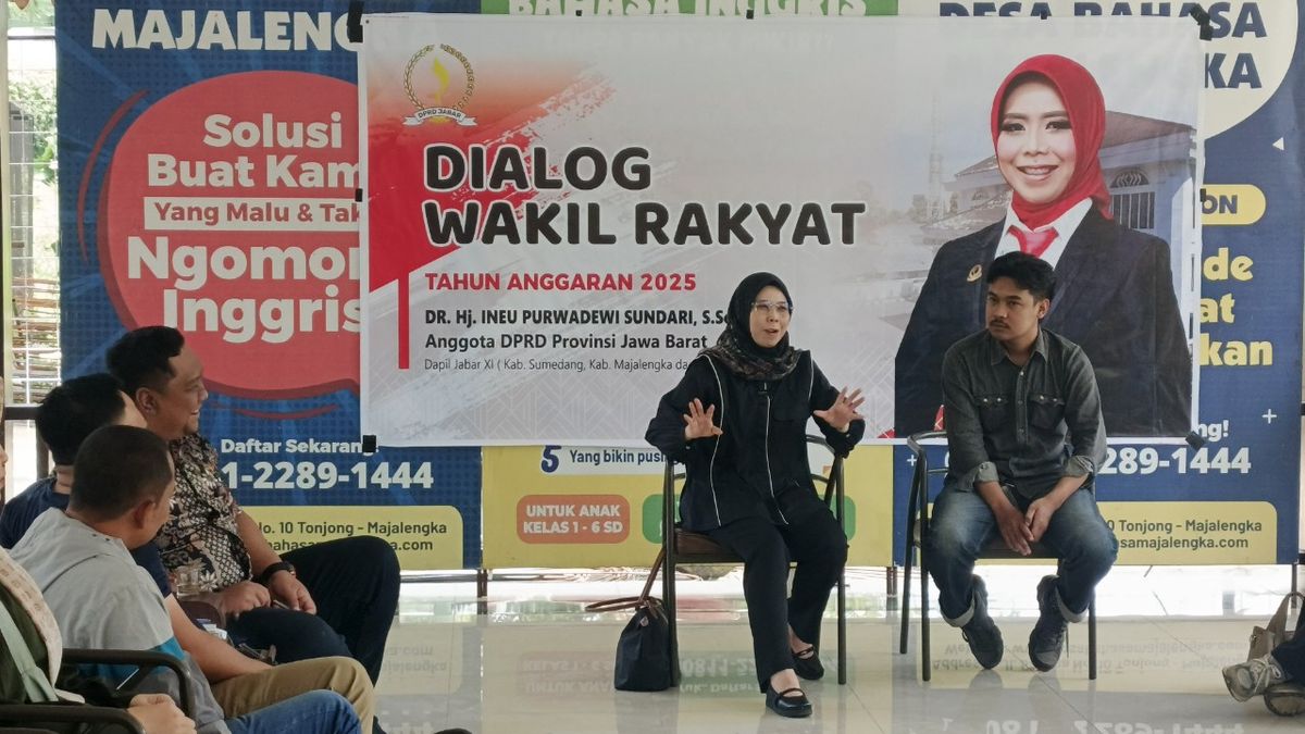 Ineu Purwadewi Ajak Diskusi Wakil Rakyat dengan GMNI dan PKH di Majalengka
