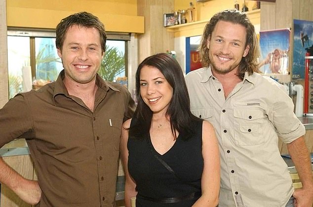 He stunned viewers in 2002 when he left the soap show after only two years, leaving the role of Flynn to be picked up by Joel McIlroy (left) from 2003 to 2006. Kate Ritchie is centre