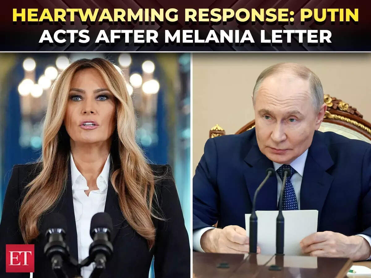 ‘I wrote to protect children’ Melania Trump says Putin responded to