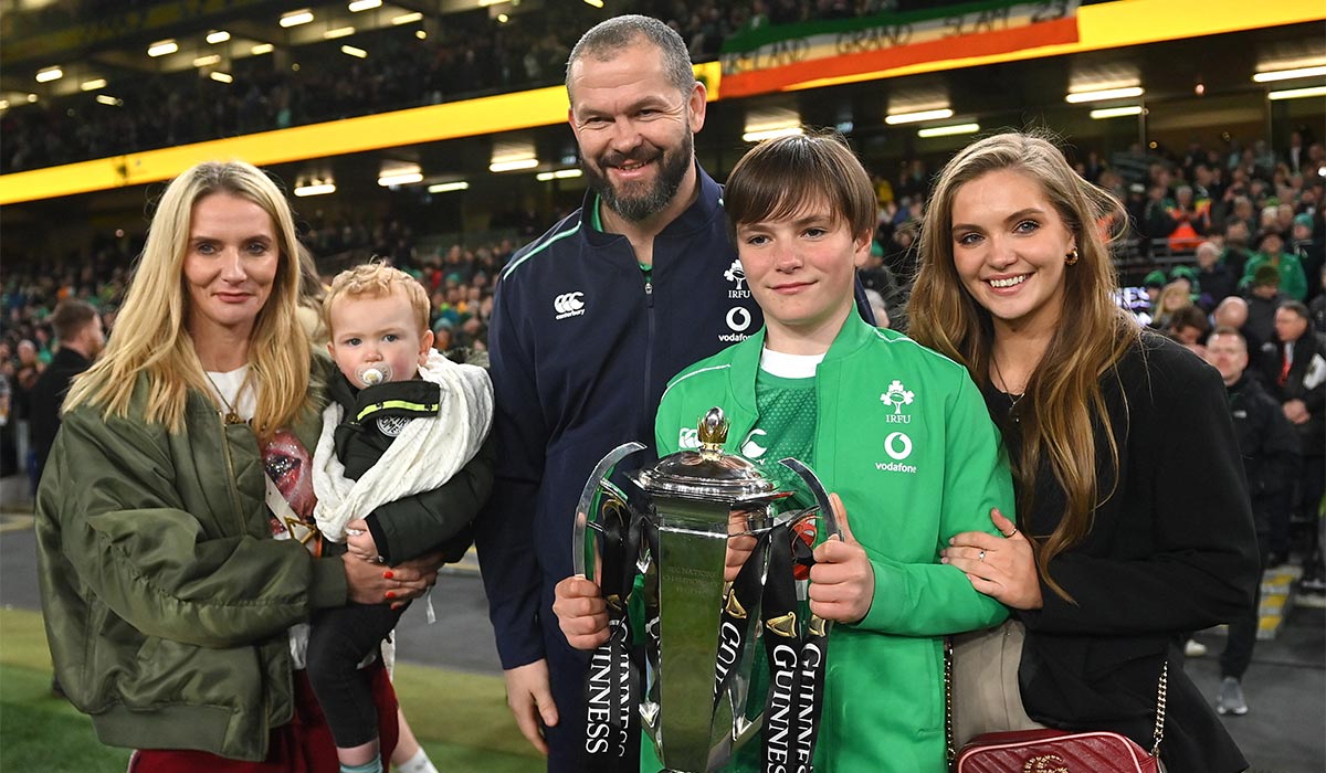 Andy Farrell gives rare insight into fatherhood and growing up as the ...
