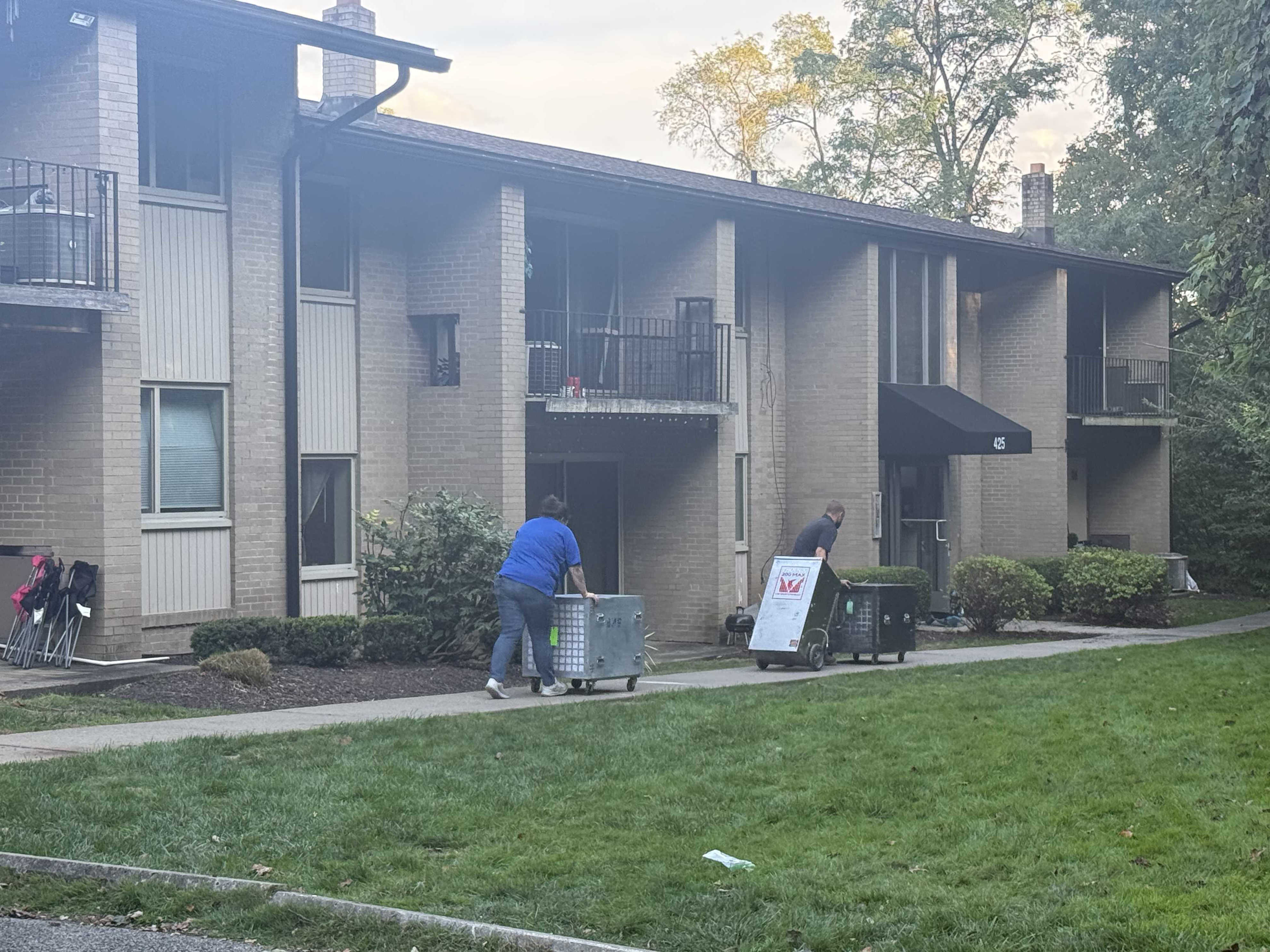 1 injured, multiple displaced after fire breaks out inside apartment