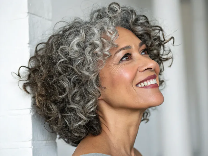4. Curly Bob with Volume