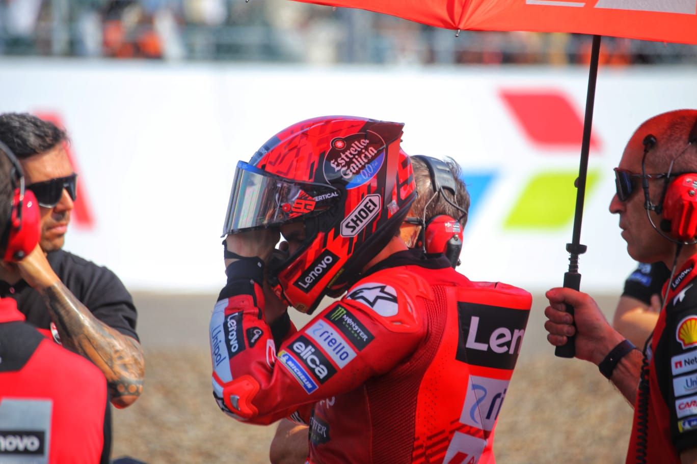 Marc Marquez kembali gagal finis di MotoGP Mandalika 2025 usai tabrakan ...
