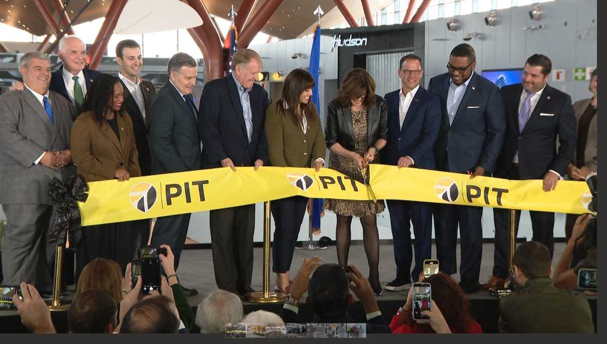 Ribbon-cutting ceremony held for new Pittsburgh Internatinal Airport ...