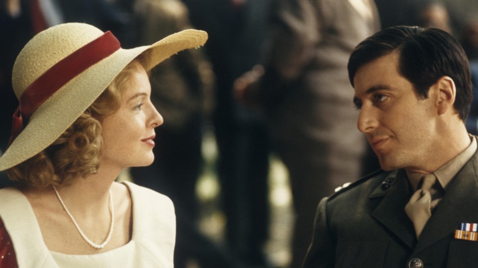 Keaton zusammen mit Al Pacino in Francis Ford Coppolas „Der Pate“.