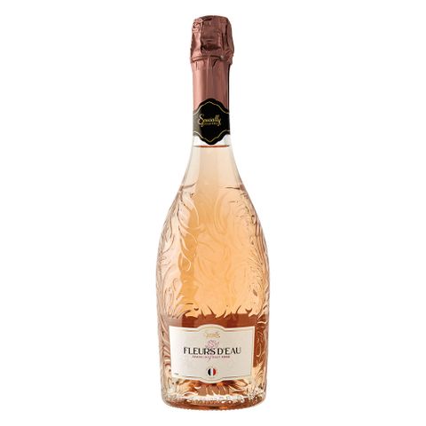 Bottle of Specially Selected Fleurs D'Eau Sparkling Brut Rose