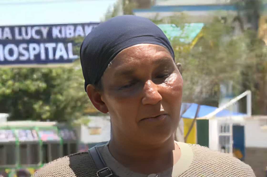 Charles Njuguna's mother Veronica Wanjiku recounted alleged events before his son's death. Photo: Citizen TV. Source: Youtube