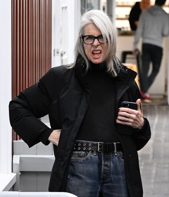 Diane Keaton appeared in high spirits in one of her final appearances