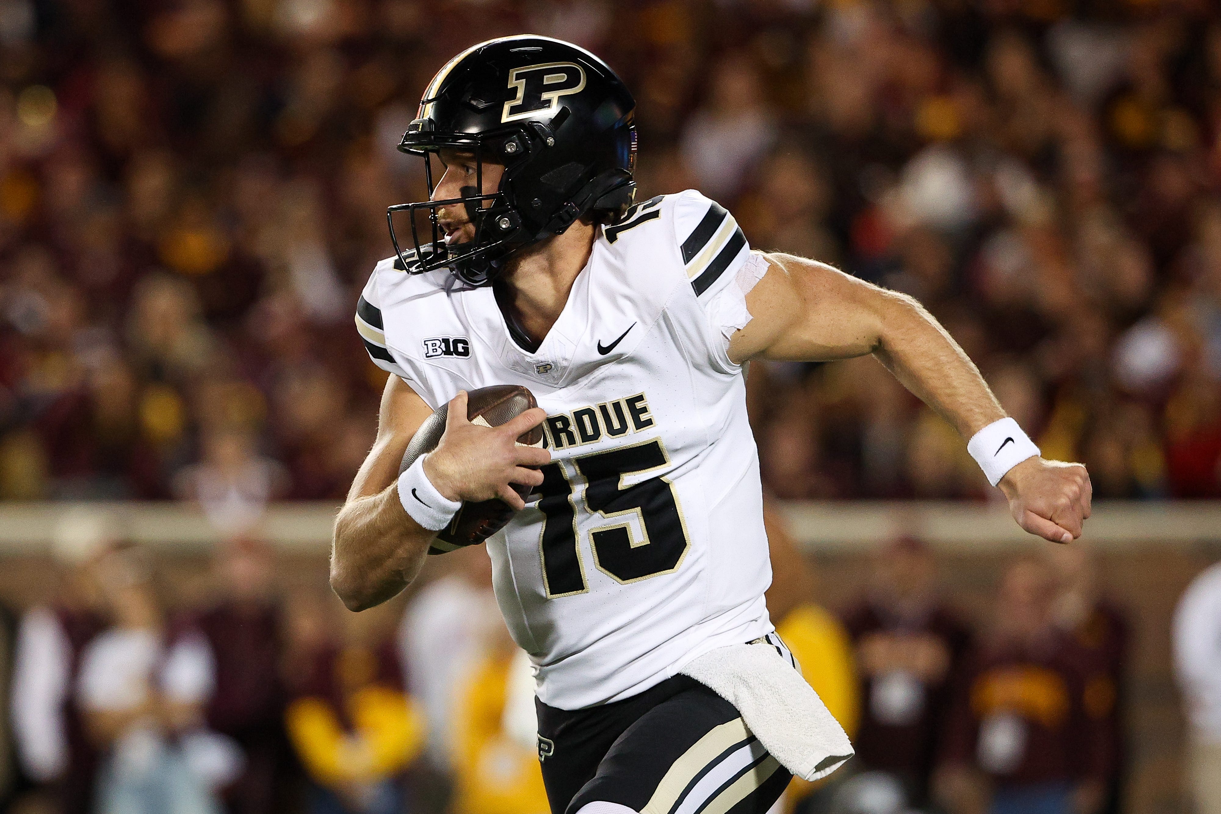 Why Purdue football is 'so excited' for its starting quarterback, a ...