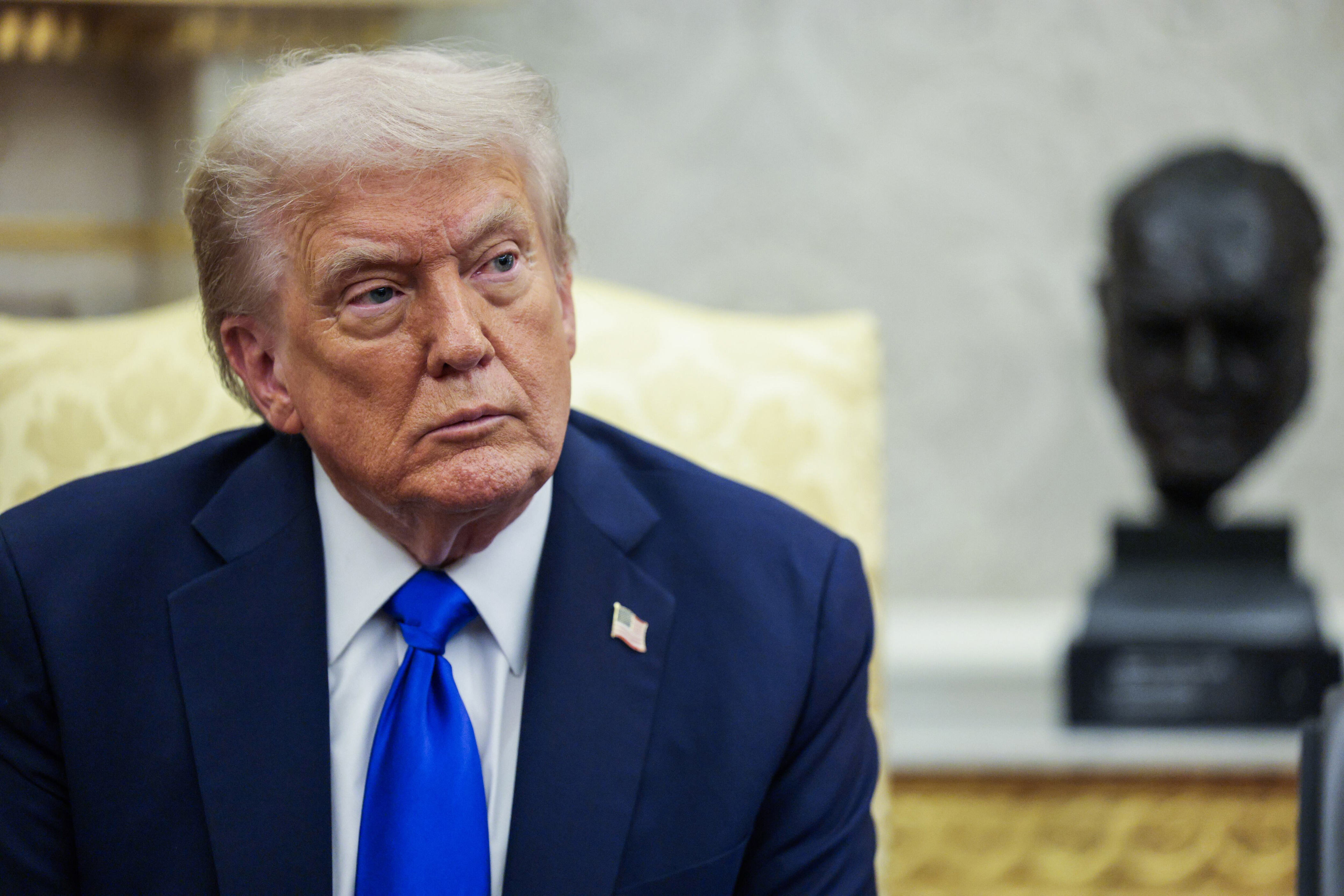 Donald Trump, presidente de EE UU, en la Casa Blanca el 5 de octubre.