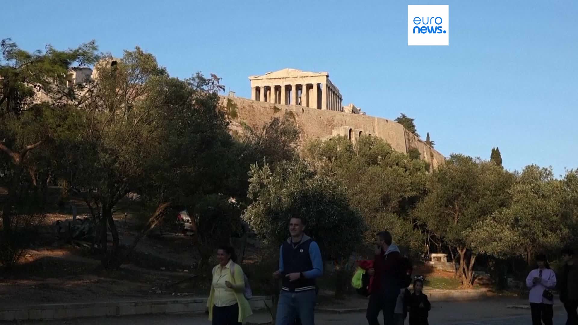 El Partenón de Atenas, temporalmente sin andamios después de décadas