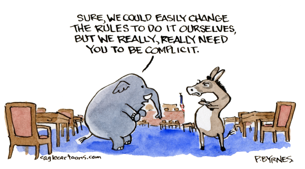 Political Cartoons From Pat Byrnes