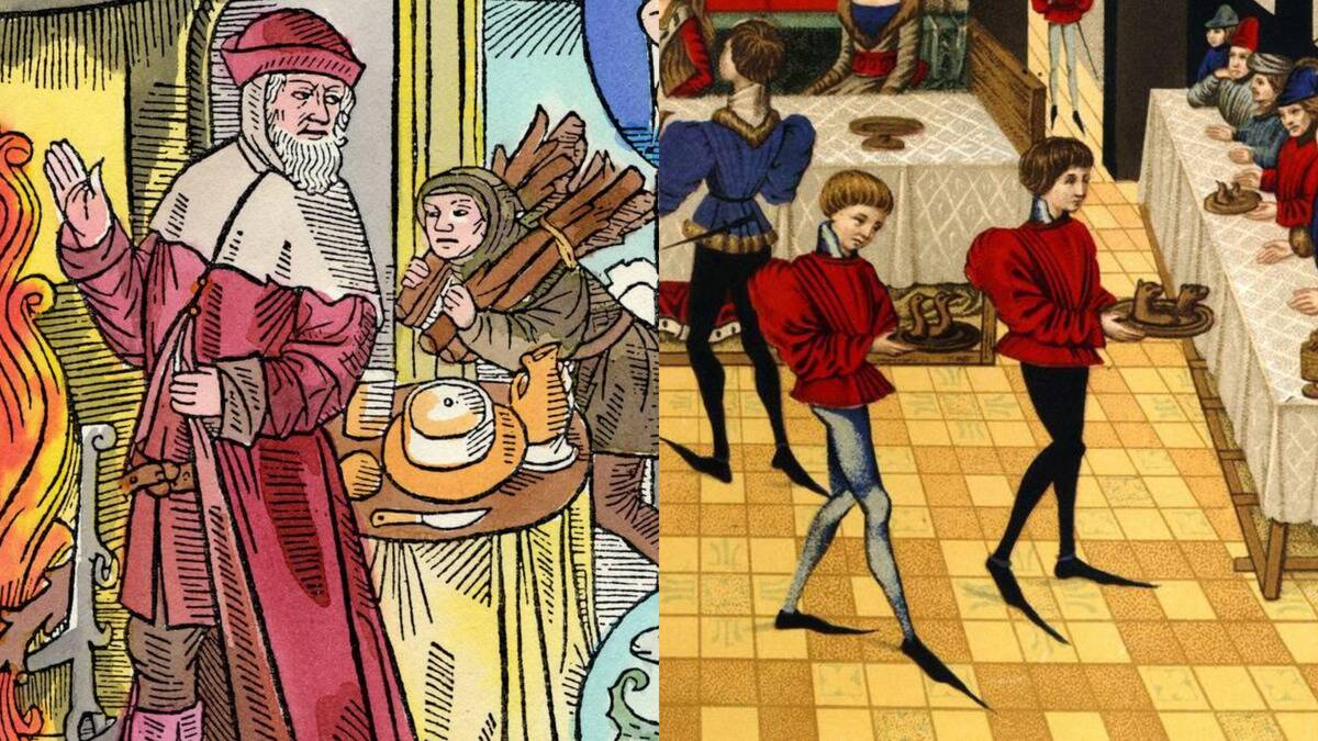 The daily life of a castle servant in the Middle Ages