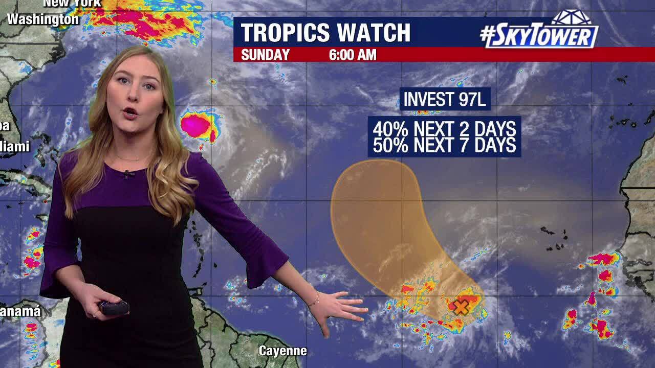 Tracking new tropical wave off Africa's coast