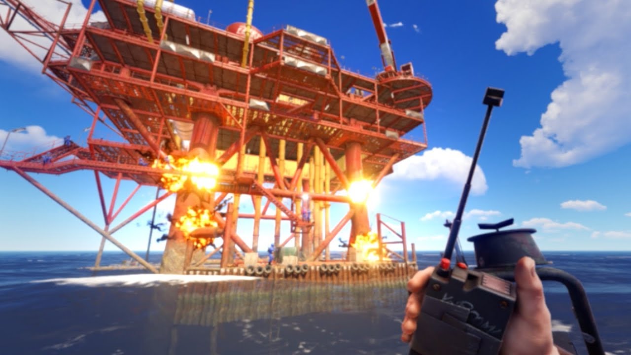 Raiding the Oil Rig Monument and Riding the Waves Home!