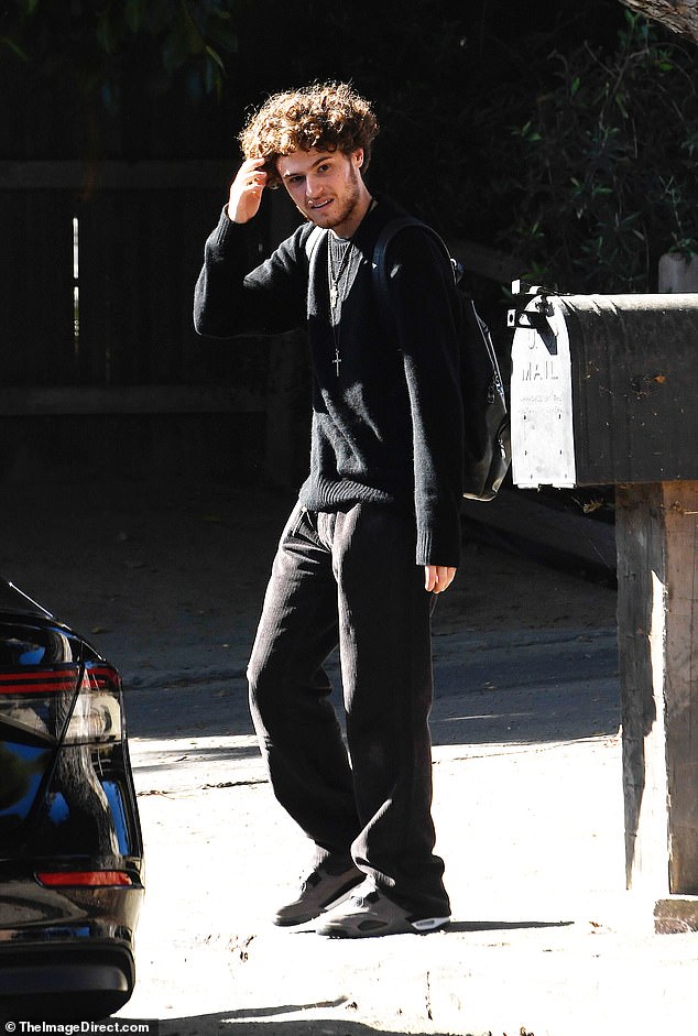 Diane Keaton's grieving son Duke, 25, seen for the first time since star's sudden death