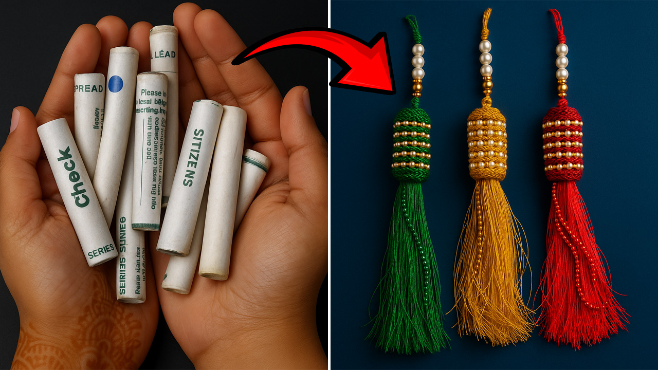 DIY Thread Spool Craft Best Out of Waste