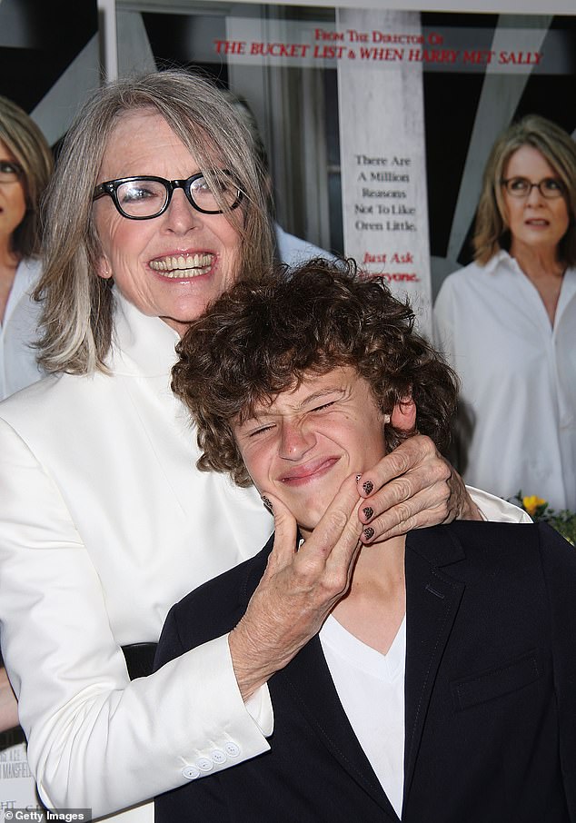 Diane Keaton's grieving son Duke, 25, seen for the first time since star's  sudden death