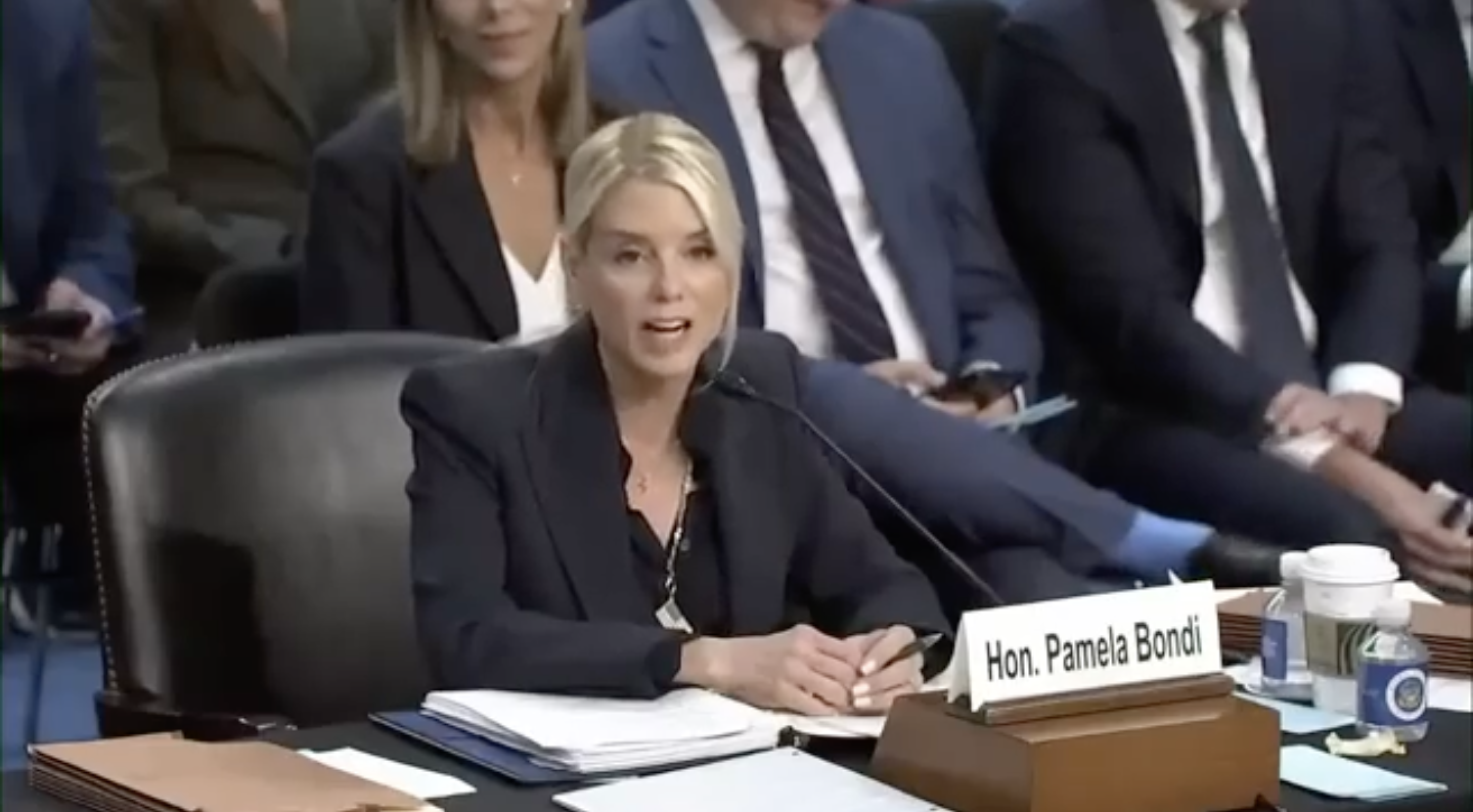 'That's A Great Picture' Pam Bondi Makes Desperate Attempt To Distract