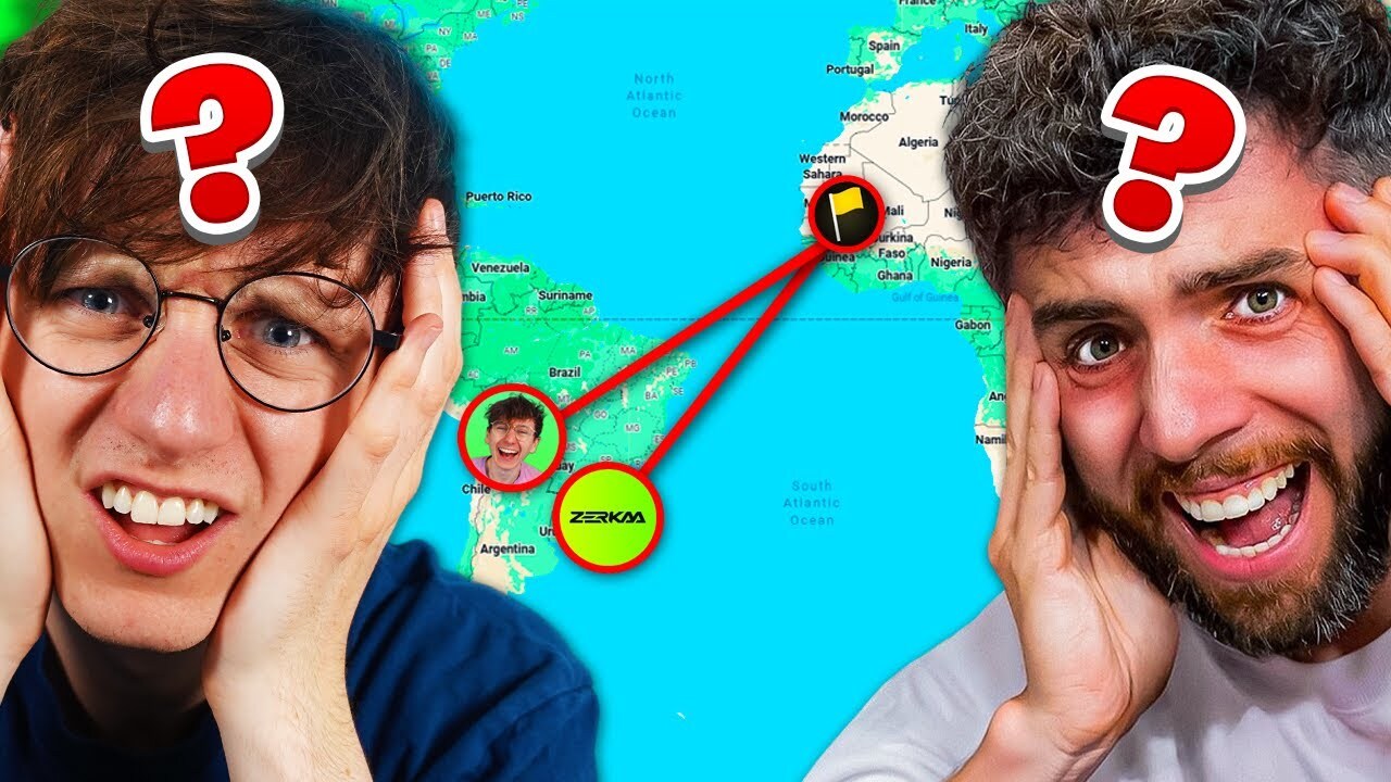 Who is better at Geoguessr? JACK VS ZERKAA!