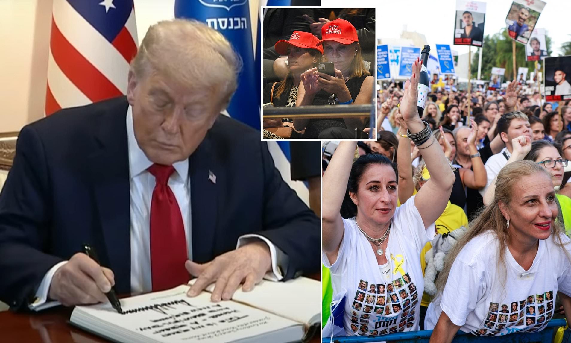 Trump heralds dawn of a new Middle East in historic speech in Israel as ...