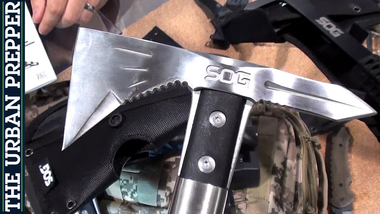 SOG tomahawks, knives, and folders reviewed at SHOT Show