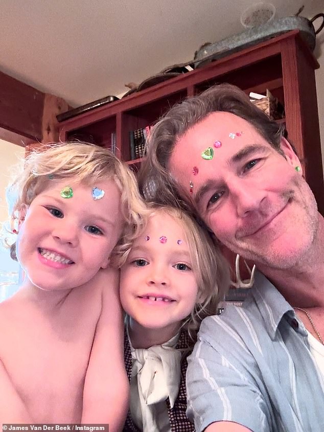 James Van Der Beek shares new photos with his youngest son Jeremiah, 4(01)