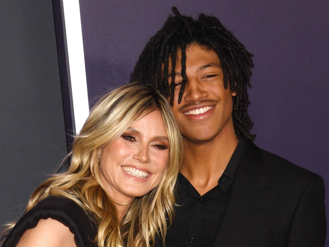 For Henry Samuel, mother Heidi Klum is a great role model.