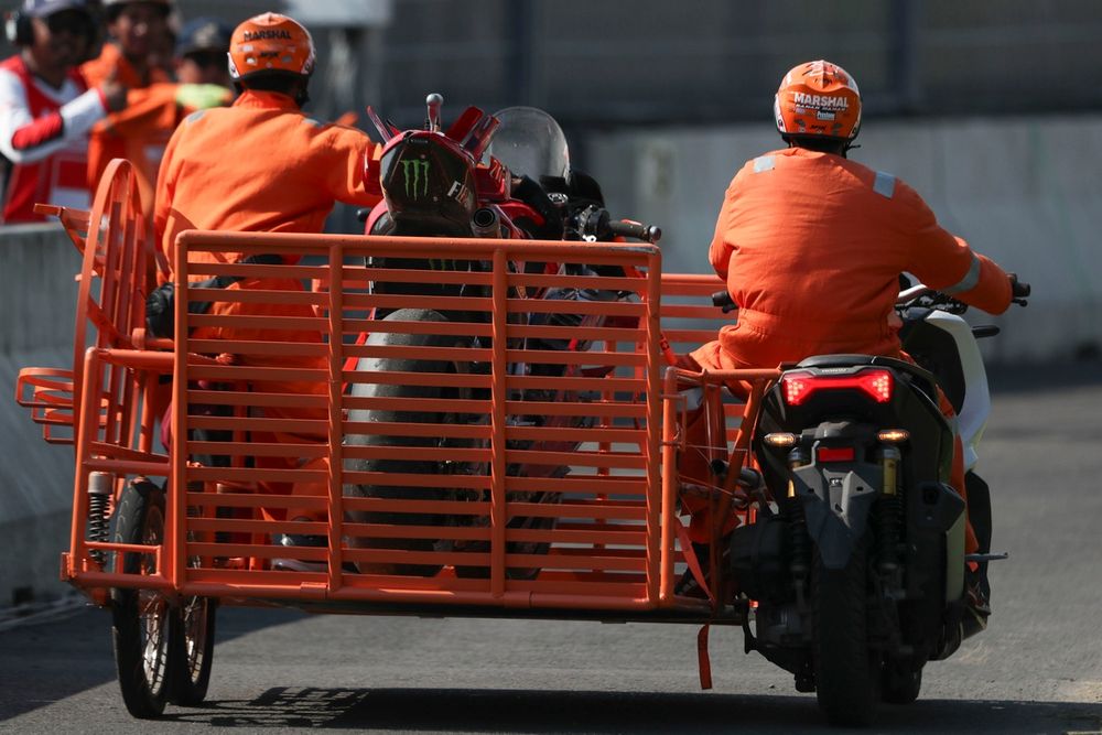 Bezzecchi hit with double long lap for Marquez Indonesia collision