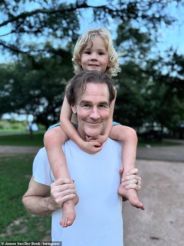 James Van Der Beek shares new photos with his youngest son Jeremiah, 4