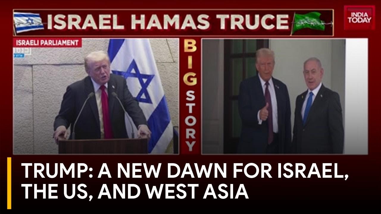 Trump Declares 'New Dawn' in Mideast After Gaza War, Heckled in Parliament