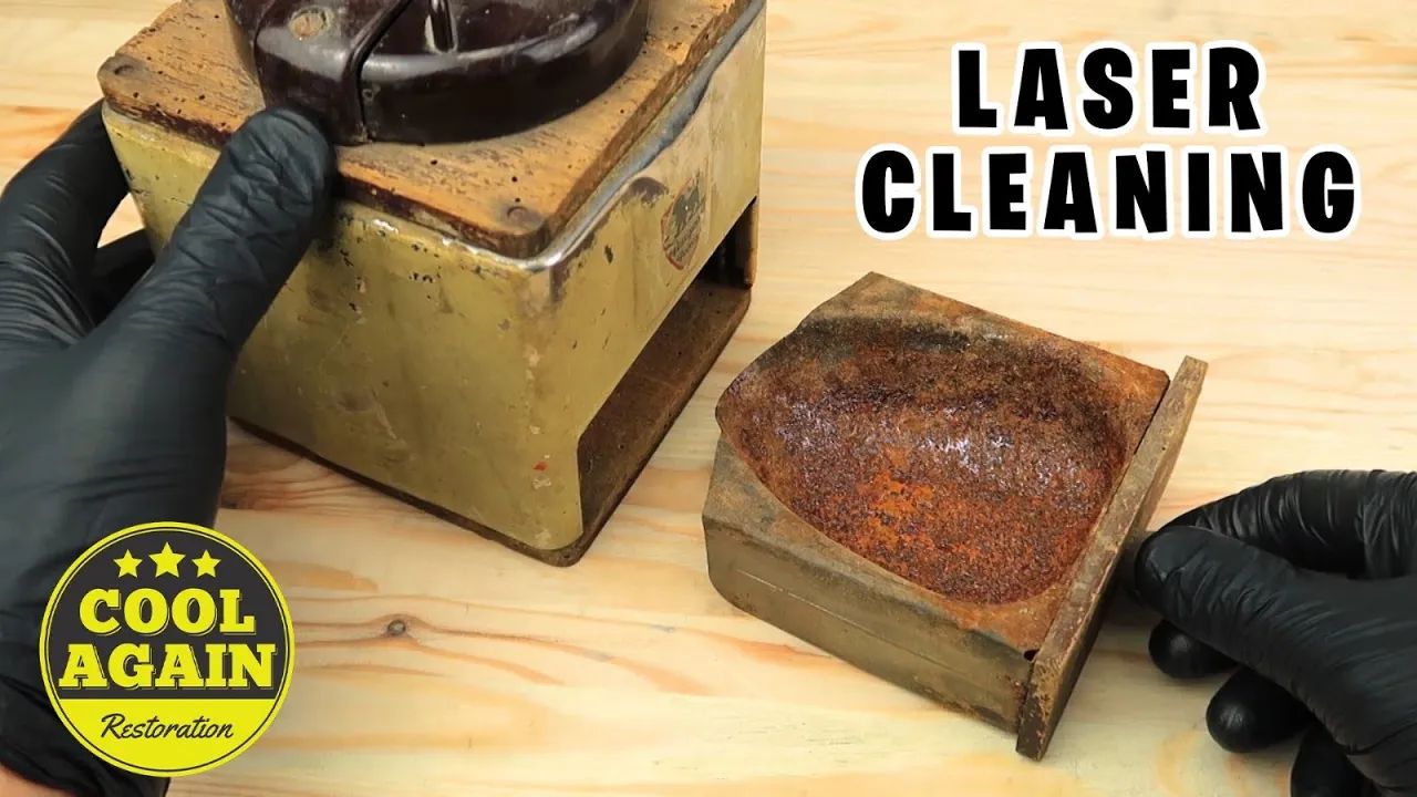 Tysytube’s coffee grinder restored with laser cleaning!